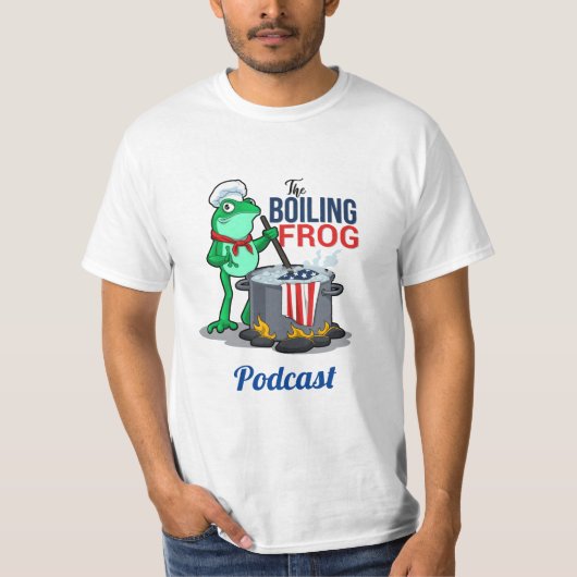 Tweezijdig T-shirt (wit) (Voorkant)