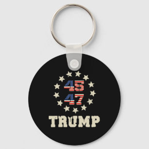 (tweezijdig) Trump 2024 QR 4547 Funny Trump Dancin Sleutelhanger