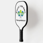 Tweezijdig, uniek ontworpen pickleball paddle (Links)