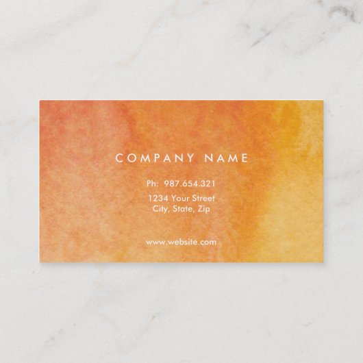 Tweezijdig Visitekaartje (Achterkant)