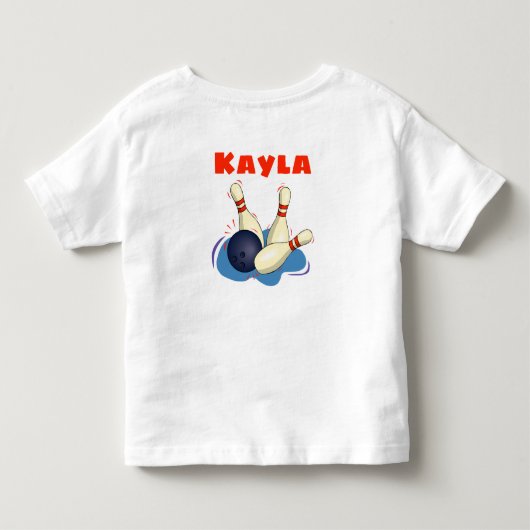Tweezijdig Voeg je kindershirt toe Kinder Shirts (Achterkant)