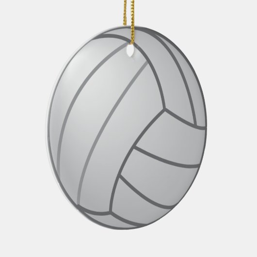 Tweezijdig Volleybalversieringsmiddel Keramisch Ornament (Rechts)