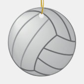 Tweezijdig Volleybalversieringsmiddel Keramisch Ornament (Voorkant)