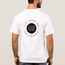 Tweezijdige aangepaste rustieke ronde Logo en teks