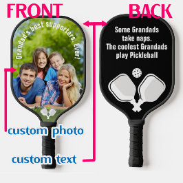 💗 tweezijdige aangepaste tekst en foto-pickleball pickleball paddle