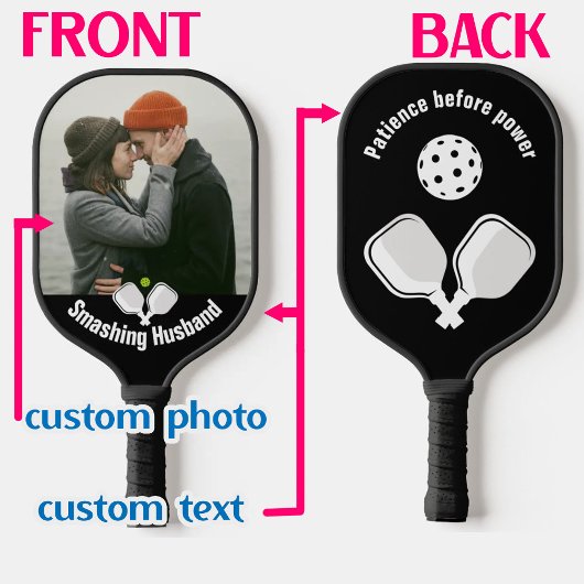😍 tweezijdige aangepaste tekst en foto-pickleball pickleball paddle