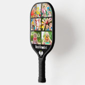 💗 tweezijdige aangepaste tekst en foto-pickleball pickleball paddle (Links)