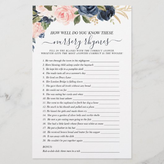 Tweezijdige Baby roze marinespelen (Voorkant)