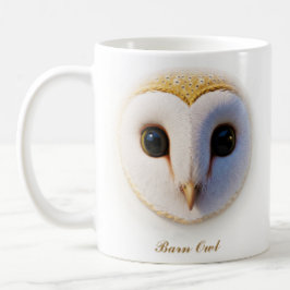 Tweezijdige Barn Owl Coffee Mok ontwerp