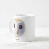 Tweezijdige Barn Owl Coffee Mok ontwerp (Voorkant links)