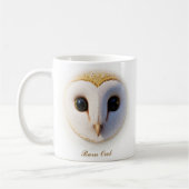Tweezijdige Barn Owl Coffee Mok ontwerp (Links)