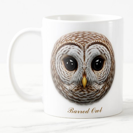 Tweezijdige Barred Owl Coffee Mok Design