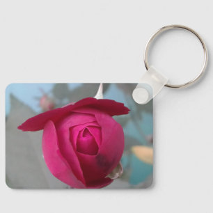 tweezijdige bloem sleutelhanger