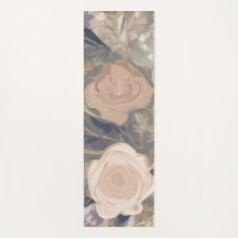 Tweezijdige Botanische Print Yoga Mat (aanpasbaar)