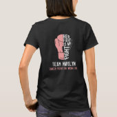 Tweezijdige Dames Black Basic T-Shirt (Achterkant)