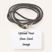 Tweezijdige eigen Afbeelding foto ID Badge (Voorkant met draagriem)