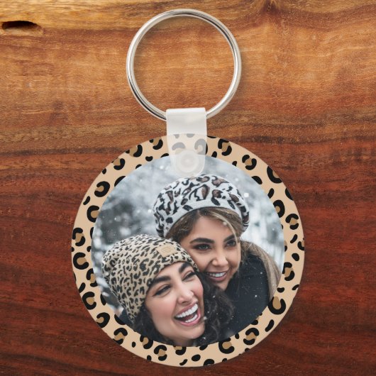 Tweezijdige fotovrienden sleutelhanger (Voorkant)