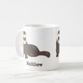 Tweezijdige gepersonaliseerde fret eigenaren koffiemok (Voorkant links)