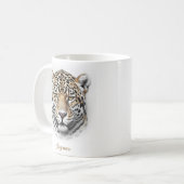 Tweezijdige Jaguar koffie Mok ontwerp (Voorkant links)