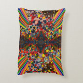 Tweezijdige Kaleidoscoop Tas – Uniek Accent Kussen (Achterkant (Verticaal))