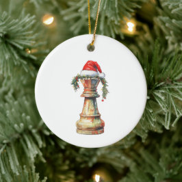 Tweezijdige Kerst Schaak Ornament Koning Paard
