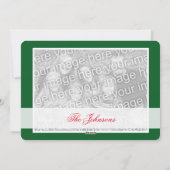 Tweezijdige kerstkaarten voor twee afbeeldingen feestdagenkaart (Achterkant)