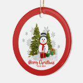Tweezijdige Kerstman Ornament (Links)