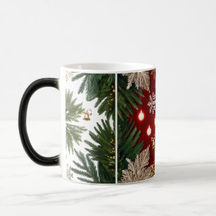 Tweezijdige luxe kerst kleur veranderende mok