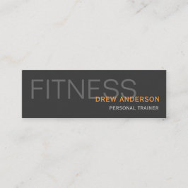 Tweezijdige persoonlijke trainer moderne professio mini visitekaartje