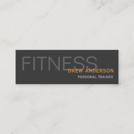 Tweezijdige persoonlijke trainer moderne professio mini visitekaartje
