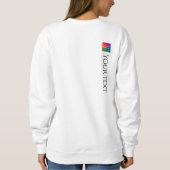 Tweezijdige print Vrouwen Modern Elegant Trendy Trui (Achterkant)