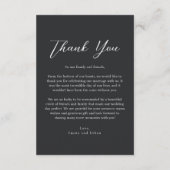 Tweezijdige trouw Trouw Dankkaart met foto Save The Date (Achterkant)