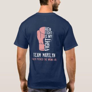 Tweezijdige Unisex Navy T-Shirt