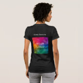 Tweezijdige zakelijke Logo Bella Canvas T-shirt (Achterkant volledig)