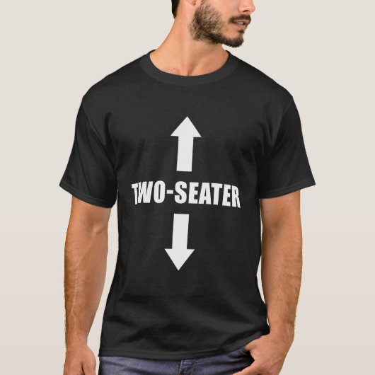 tweezitter t-shirt (Voorkant)