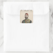 Twefik Pasha Khedive of Egypt Vierkante Sticker (Tas)