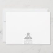 Tweins eerste verjaardagsfeest uitnodigingen. kaart (Achterkant)