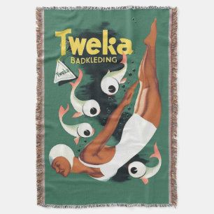 Tweka-zwempak uit de jaren '50 deken