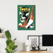 Tweka-zwempak uit de jaren '50 poster (Thuiskantoor)