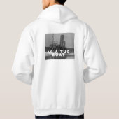 Twel als een tug bots Mannen, een gehuld sweatshir Hoodie (Achterkant)