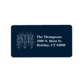 TWELFDE DAG CHRISTMAS / kerstlabels Etiket (Voorkant)