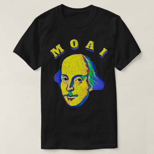 Twelfth Night MOAI Malvolio Shakespearean Quote  T-shirt (Design voorkant)
