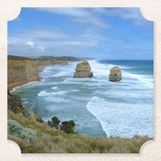 Twelve Apostles Australië Kartonnen Onderzetters (Voorkant)
