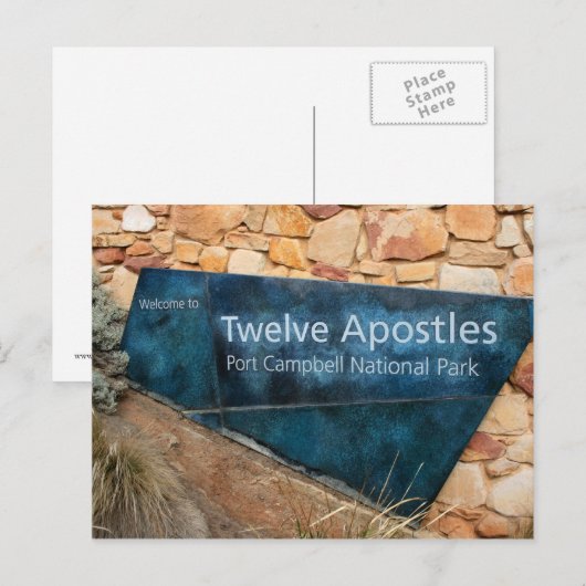 Twelve Apostles, Great Ocean Road, Australië Briefkaart (Voorkant / Achterkant)