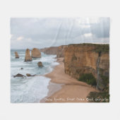 Twelve Apostles, Great Ocean Road, Australië Fleece Deken (Voorkant (Horizontaal))