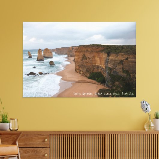 Twelve Apostles Great Ocean Road Waterfall Canvas Afdruk (Insitu (Woonkamer))