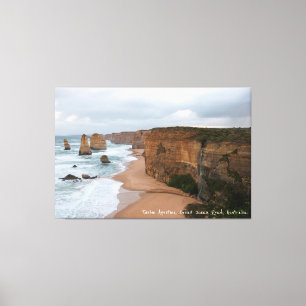 Twelve Apostles Great Ocean Road Waterfall Canvas Afdruk