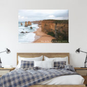 Twelve Apostles Great Ocean Road Waterfall Canvas Afdruk (Insitu (Slaapkamer))