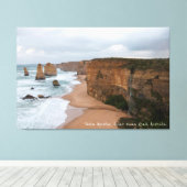 Twelve Apostles Great Ocean Road Waterfall Canvas Afdruk (Insitu (Houten vloer))