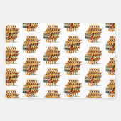 Twelve Days of Christmas Festive Gold Inpakpapier Vel (Voorkant)